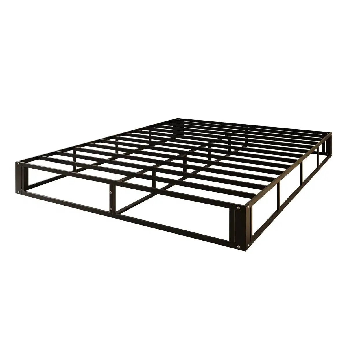 Queen size 7.8-inch Metal Frame Box-Spring Foundation for Mattress with Cover by HomePacific