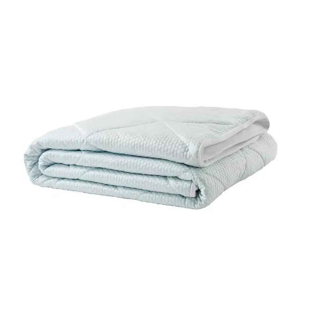 Queen size Washable Quilted Mattress Pad with Elastic Fitted Skirt by HomePacific