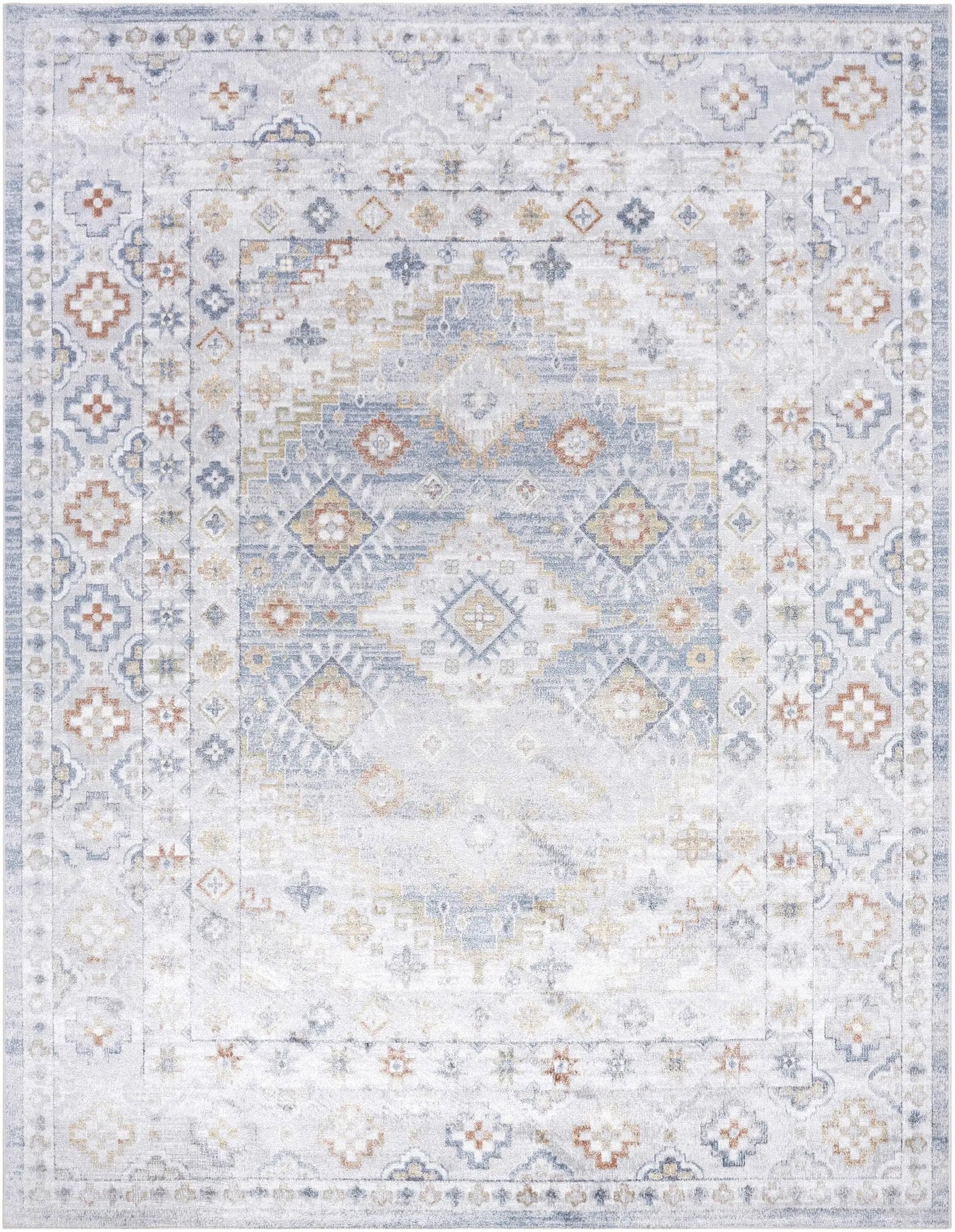 Agaton Blue Washable Area Rug by Boutique Rugs