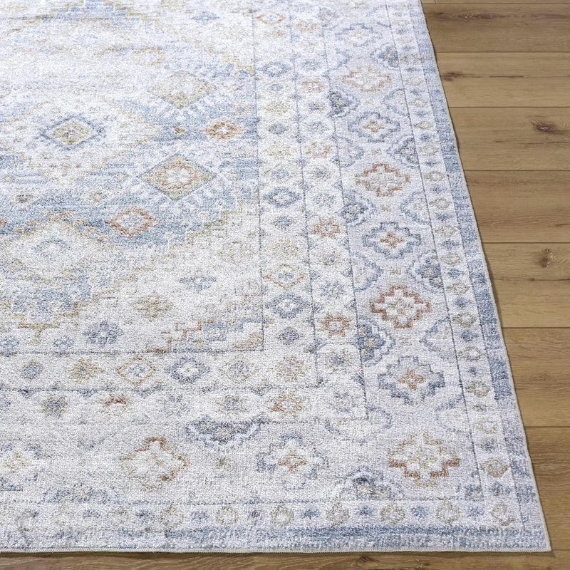 Agaton Blue Washable Area Rug by Boutique Rugs