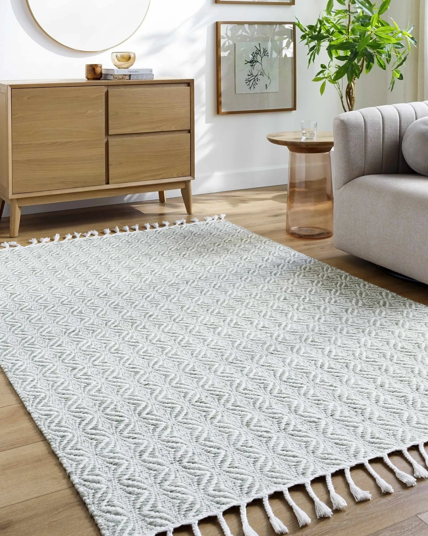 Anelia Sage Area Rug - Clearance by Boutique Rugs