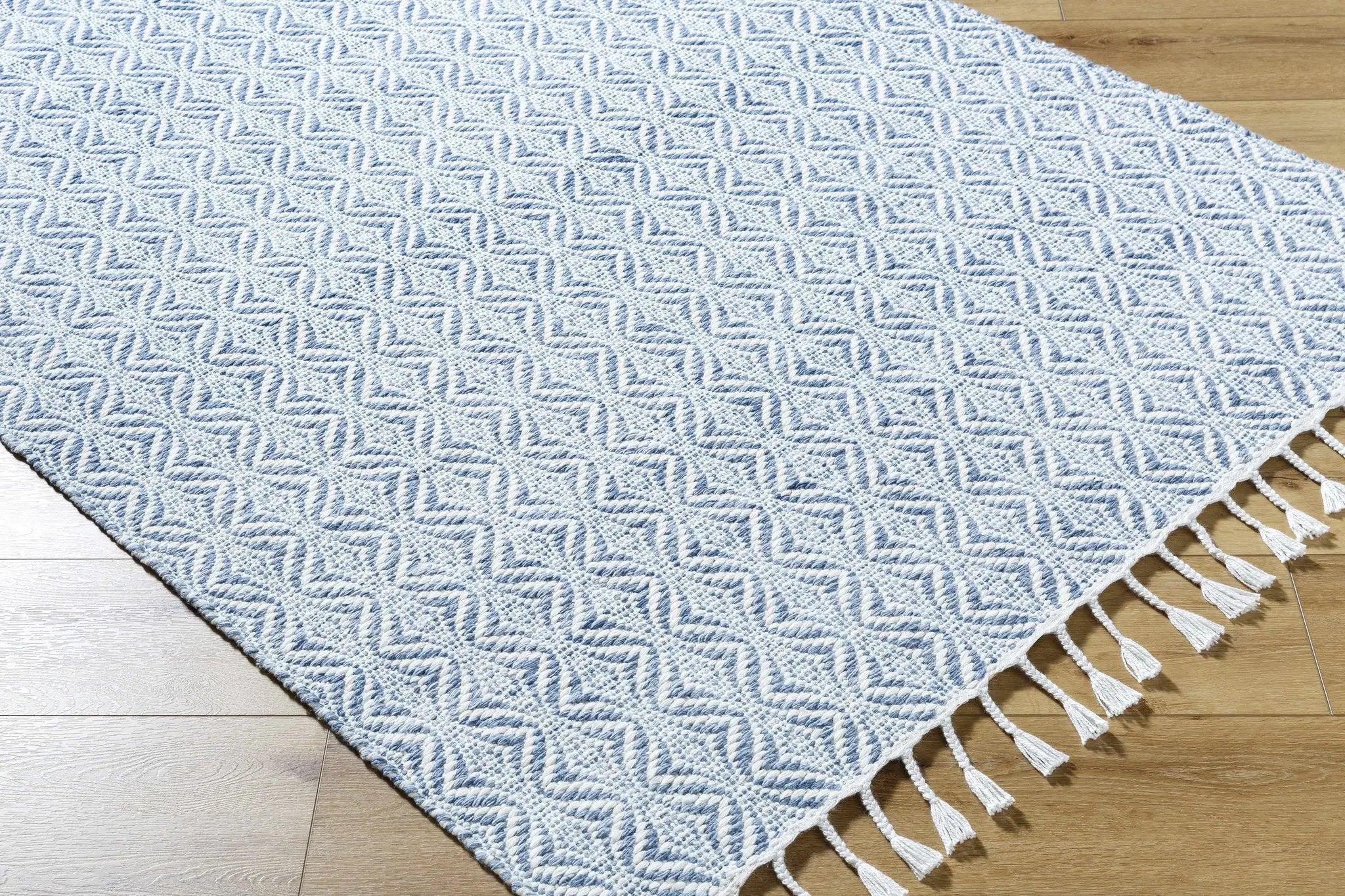 Anelia Sky Blue Area Rug - Clearance by Boutique Rugs