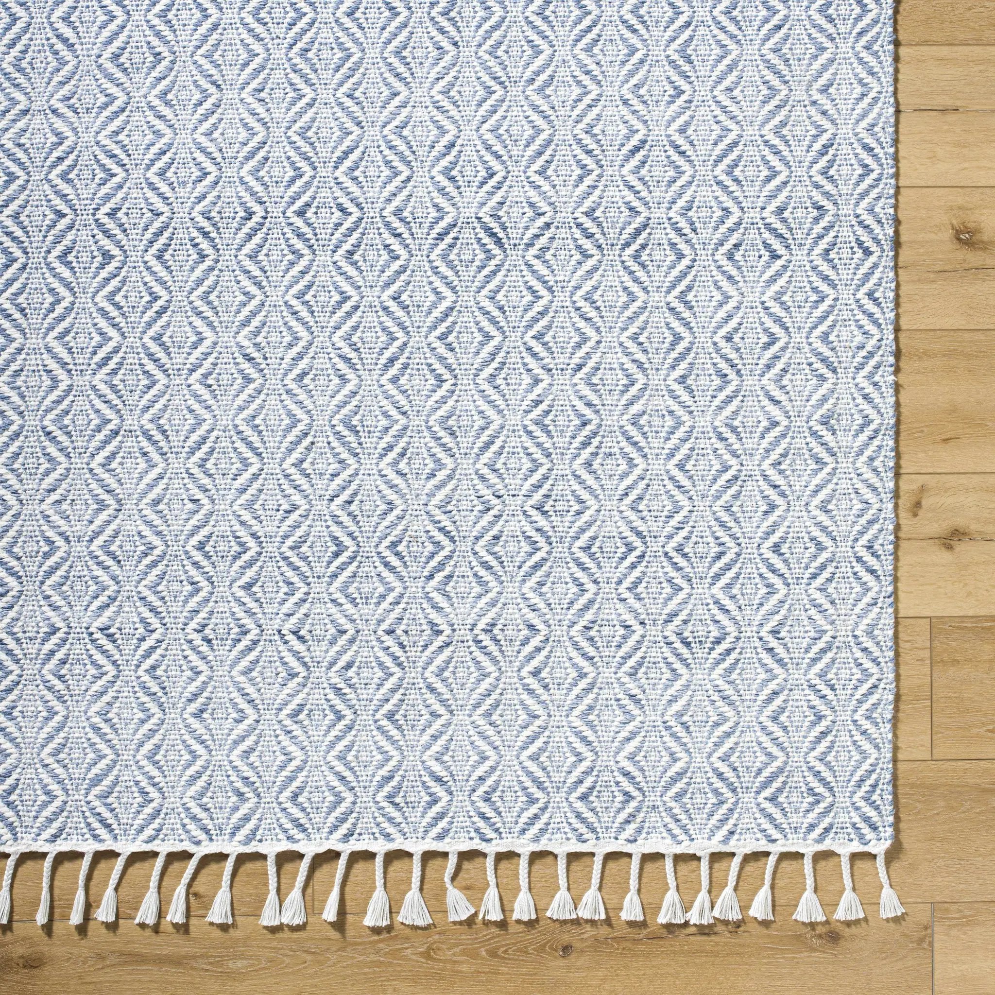 Anelia Sky Blue Area Rug - Clearance by Boutique Rugs
