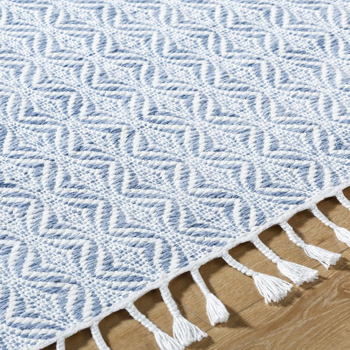 Anelia Sky Blue Area Rug - Clearance by Boutique Rugs