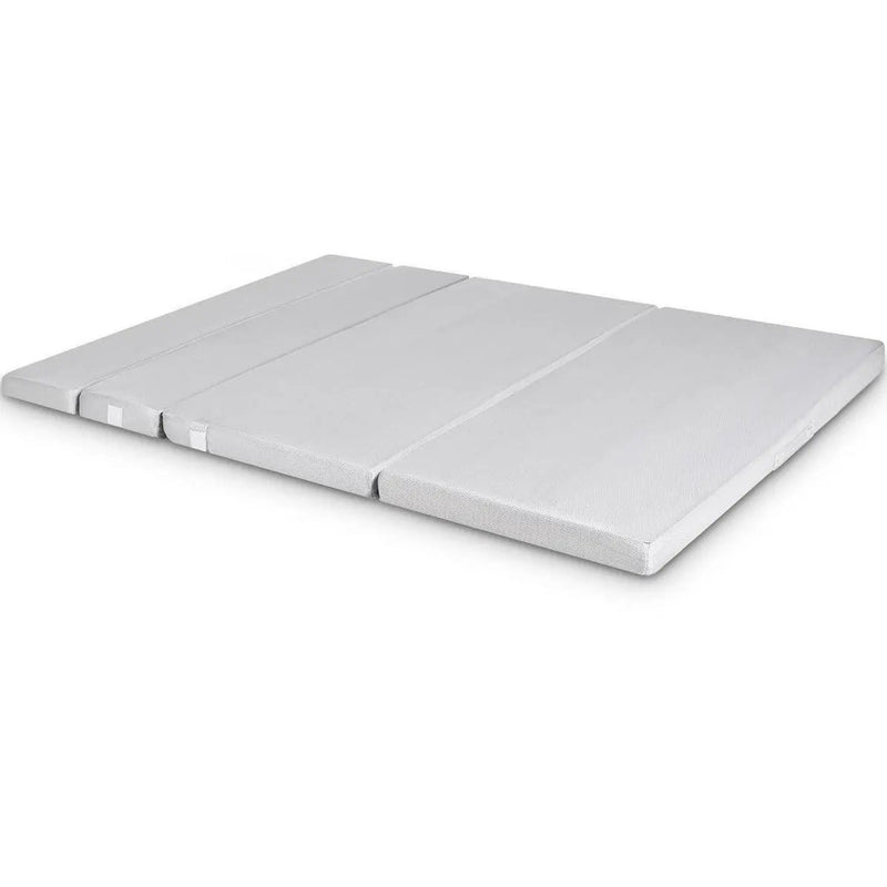 Queen size 4-inch Thick Folding Guest Bed Mattress by HomePacific