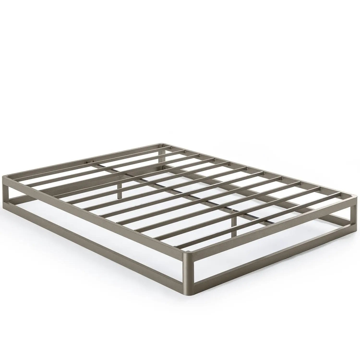 Queen size Modern Heavy Duty Low Profile Metal Platform Bed Frame by HomePacific