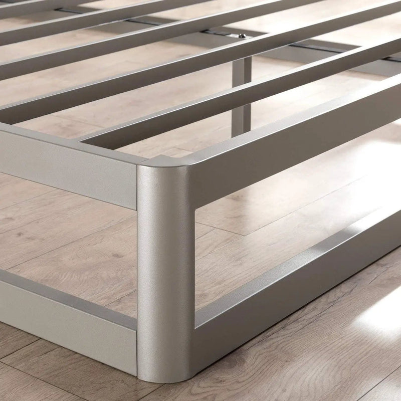 Queen size Modern Heavy Duty Low Profile Metal Platform Bed Frame by HomePacific