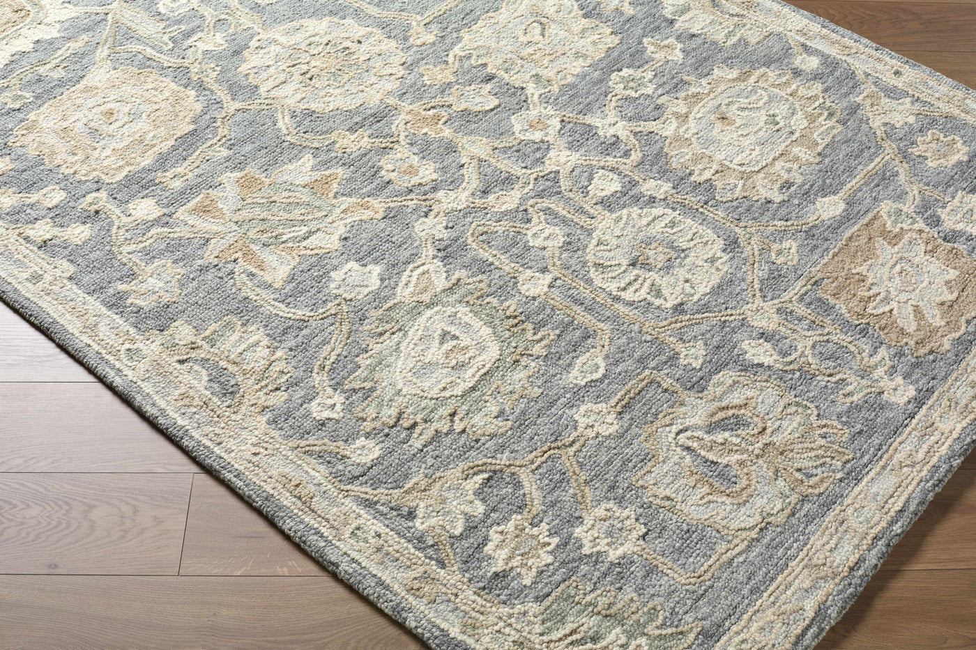 Auryon Hand Tufted Oushak Wool Area Rug by Boutique Rugs