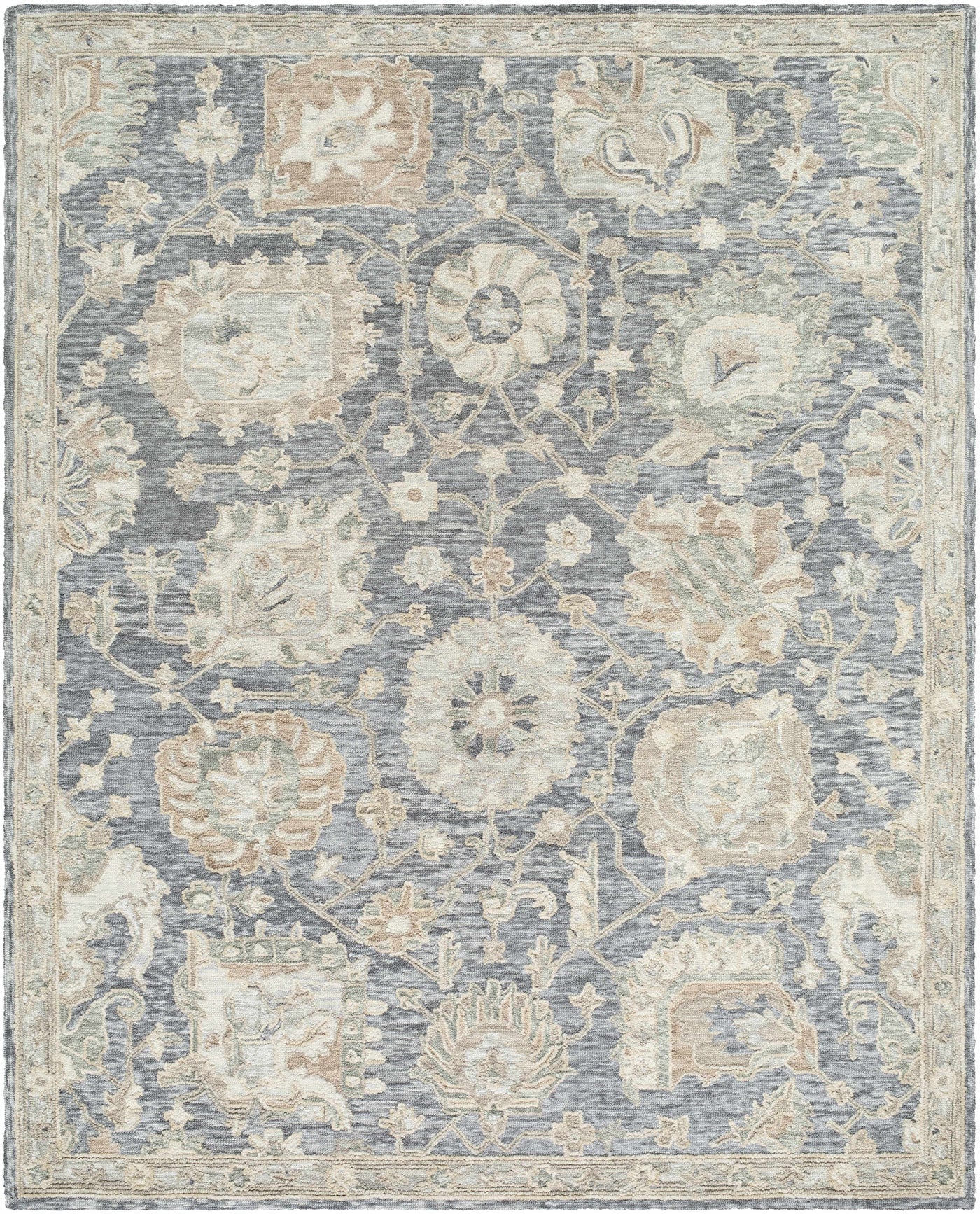 Auryon Hand Tufted Oushak Wool Area Rug by Boutique Rugs