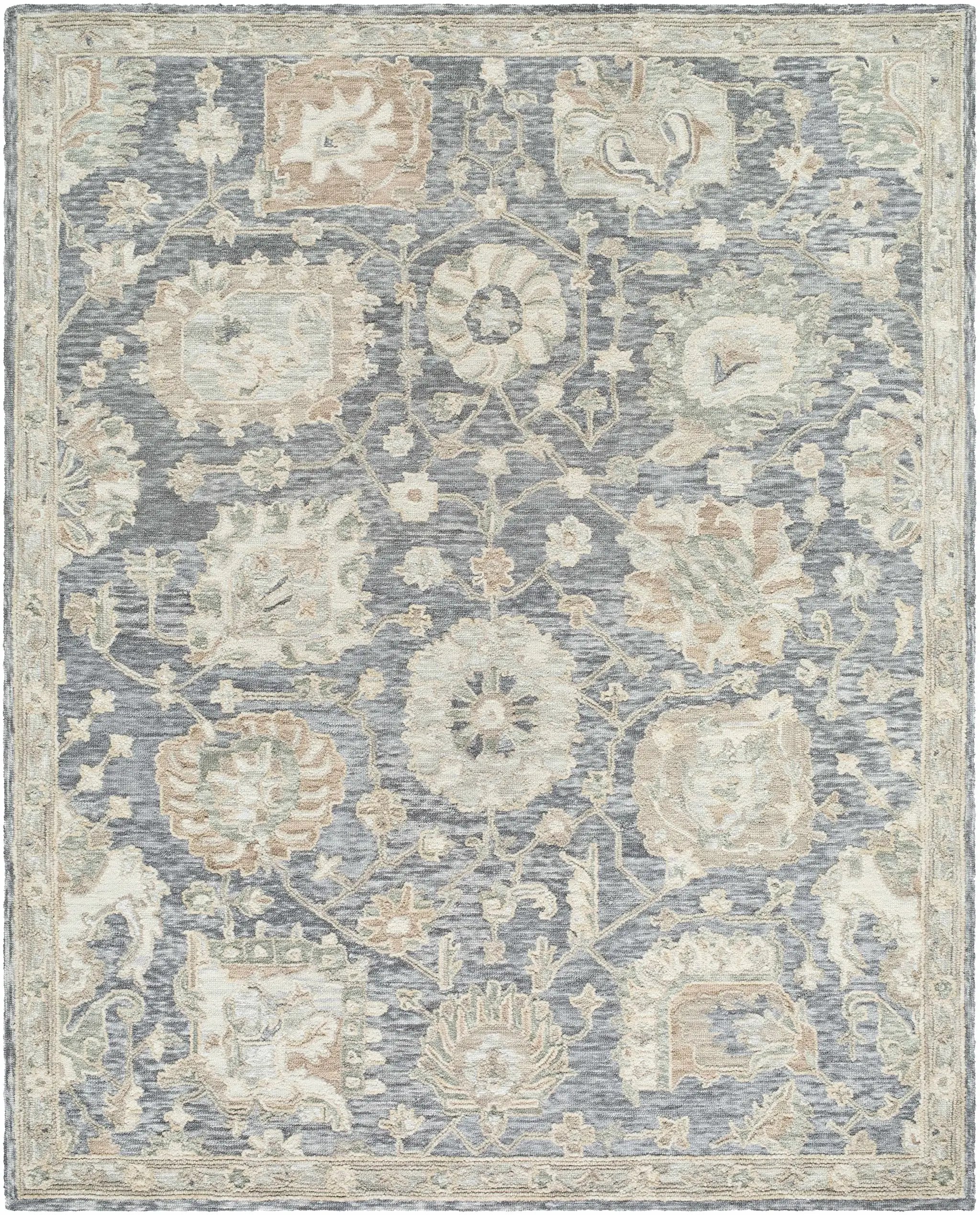 Auryon Hand Tufted Oushak Wool Area Rug by Boutique Rugs
