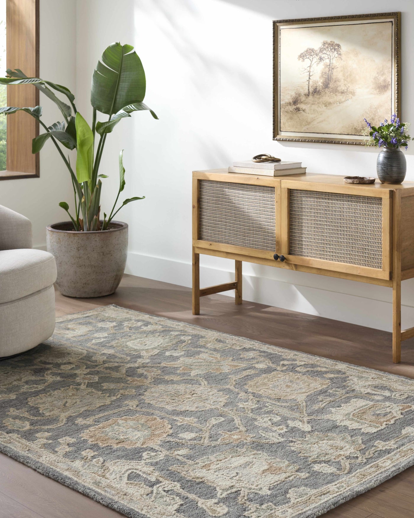 Auryon Hand Tufted Oushak Wool Area Rug by Boutique Rugs
