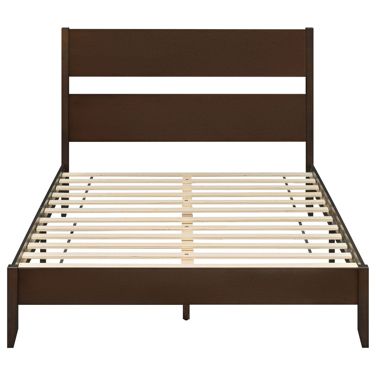 Queen Bed Frame with Headboard and Solid Wood Legs, photo 11 of 16