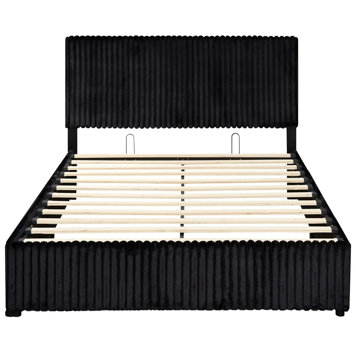 Queen Size Lift-up Storage Bed with Wooden Slat Support by DirectDeals