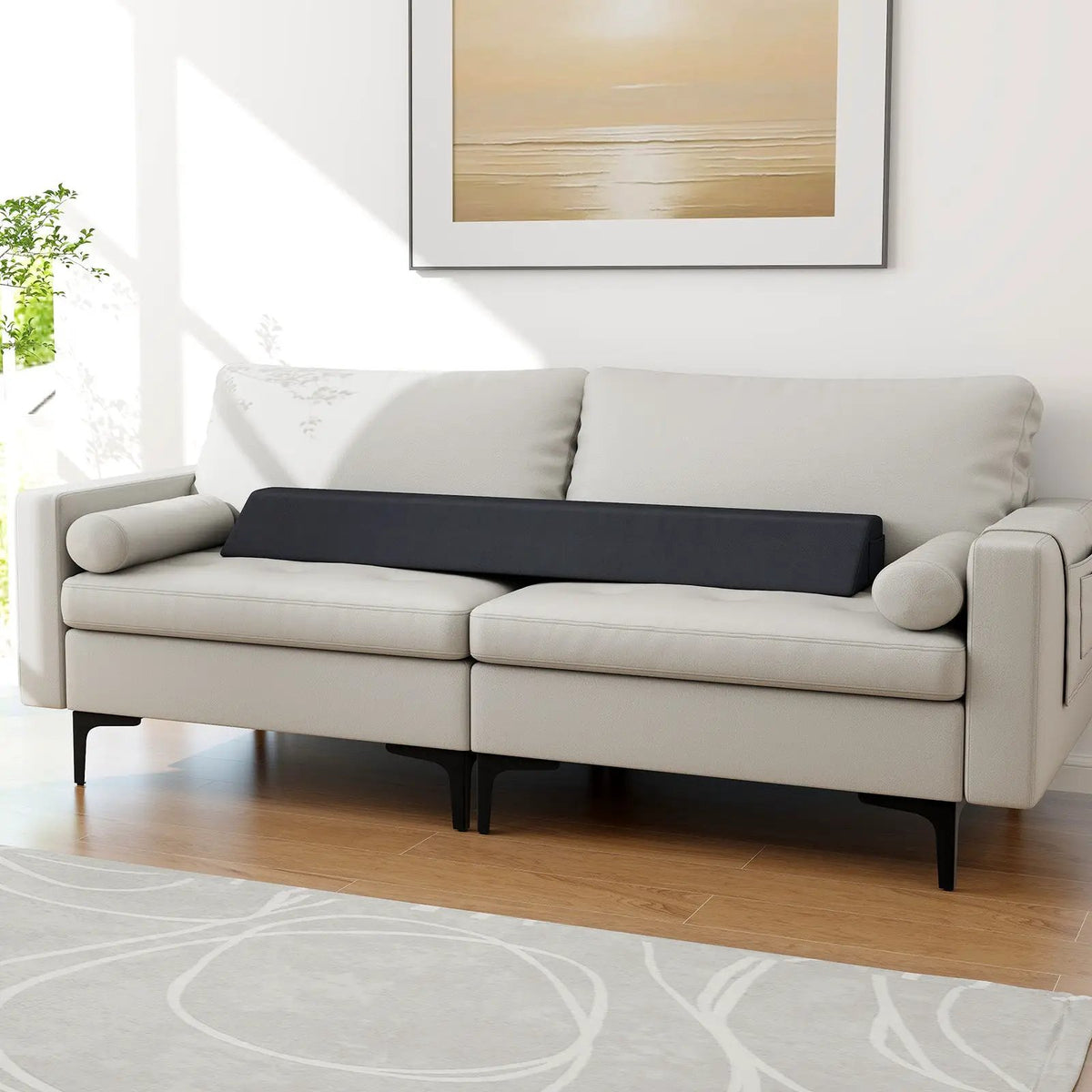 Bed Wedge Pillow with Storage Bag by DirectDeals
