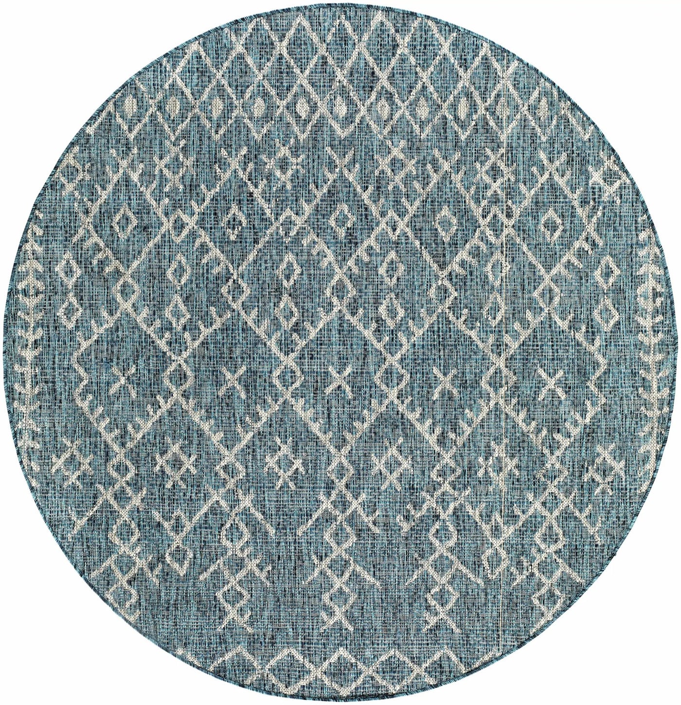 Maunawili Aqua Nordic Outdoor Rug by Boutique Rugs