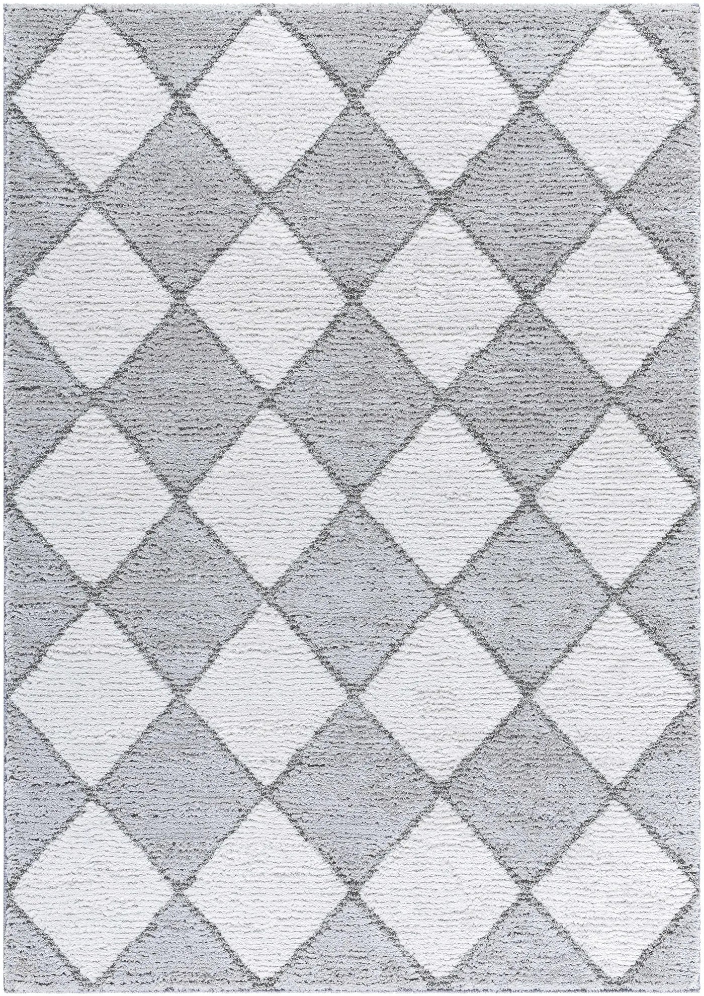 Aideen Gray Shag Area Rug - Clearance by Boutique Rugs