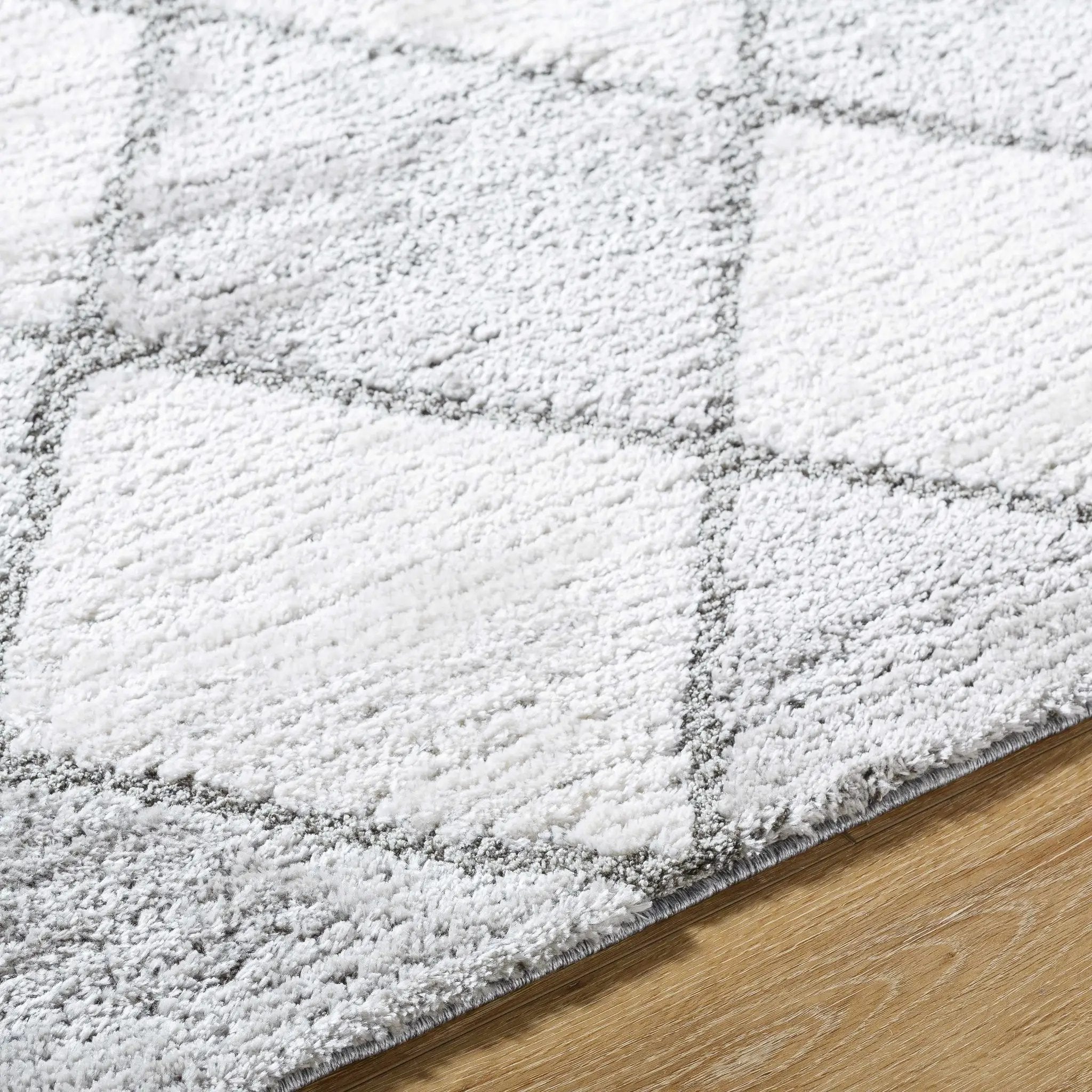 Aideen Gray Shag Area Rug - Clearance by Boutique Rugs