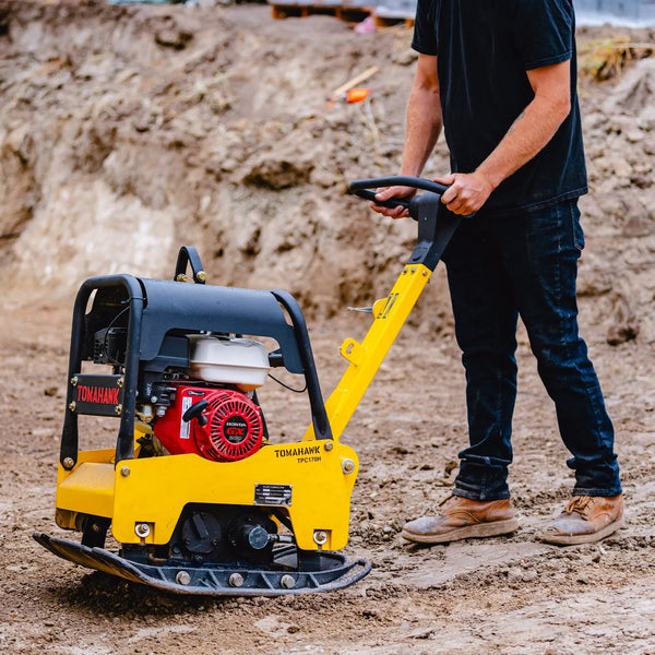 6.5 HP Honda Reverse Hydraulic Plate Compactor for Asphalt, Aggregate, Cohesive Soil Compaction, photo 2 of 12
