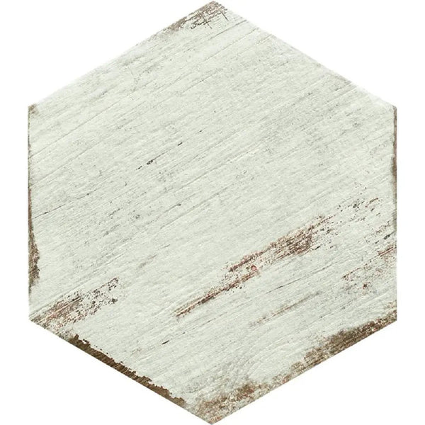 Ivory White 14x14 Matte Hexagon Porcelain Tile (9 pack, 10.8 sq ft/case), photo 2 of 2