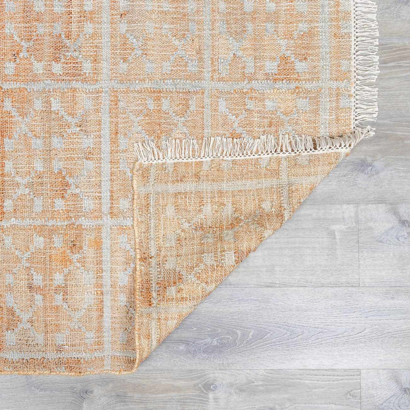 Rice Handcrafted Fringed Jute Carpet by Boutique Rugs