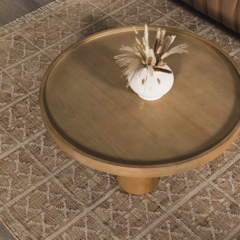 Rice Handcrafted Fringed Jute Carpet by Boutique Rugs