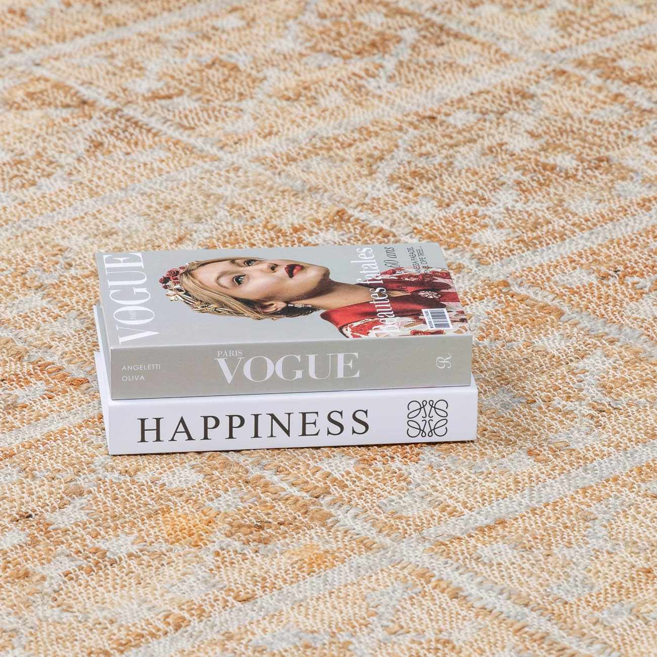 Rice Handcrafted Fringed Jute Carpet by Boutique Rugs
