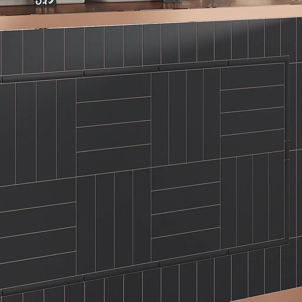 Black 2x8 Matte Ceramic Subway Tile (60 pack, 6.46 sq ft/case)