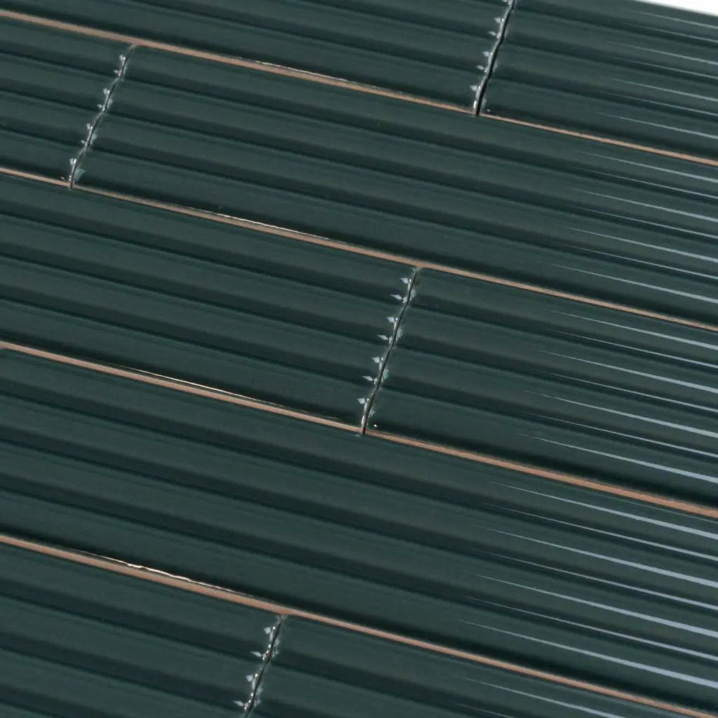 Green 2x8 Glossy Ceramic Subway Deco Tile (38 pack, 4.09 sq ft/case) by Apollo Tile