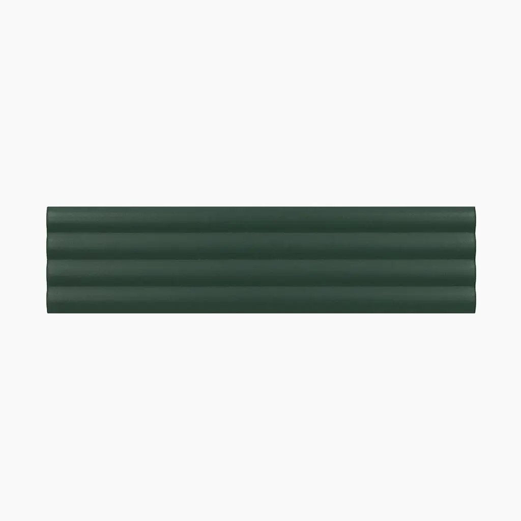 Green 2x8 Matte Ceramic Subway Deco Tile (42 pack, 4.52 sq ft/case) by Apollo Tile