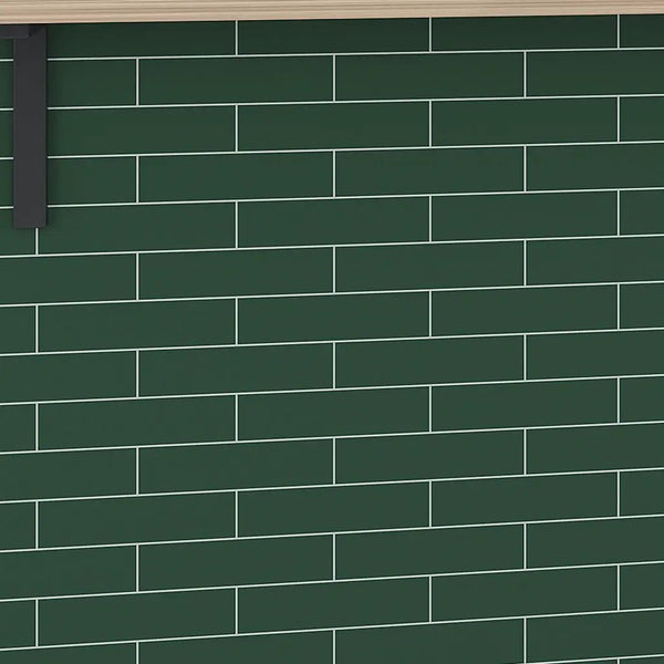 Green 2x8 Matte Ceramic Subway Tile (60 pack, 6.48 sq ft/case)