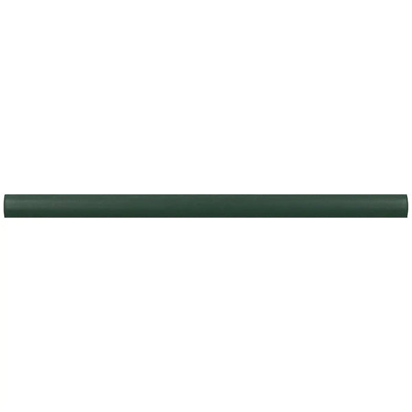Green 0.5x8 Matte Ceramic Pencil Tile Trim (10 pack, 0.3 sq ft/case)