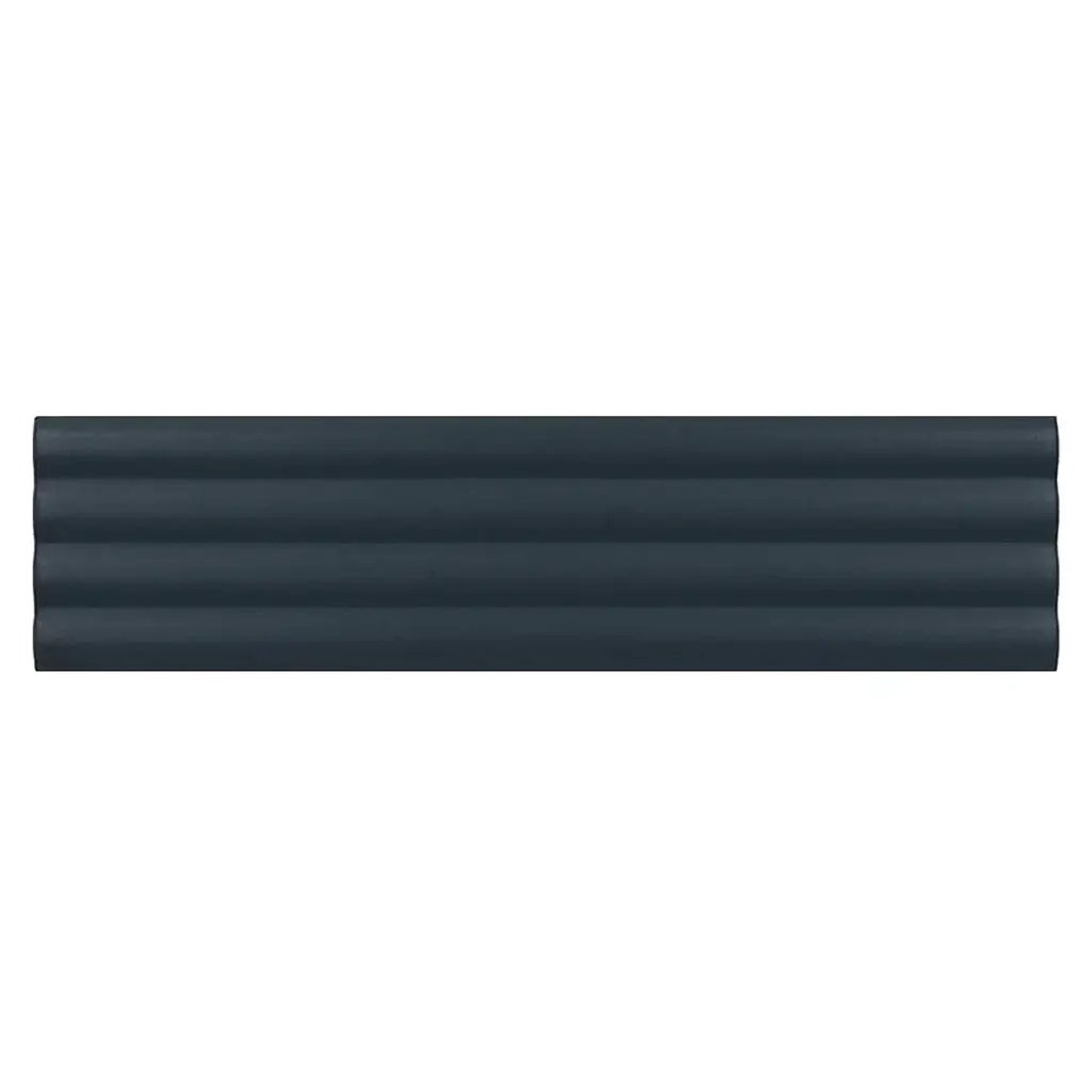 Blue 2x8 Matte Ceramic Subway Deco Tile (42 pack, 4.54 sq ft/case) by Apollo Tile