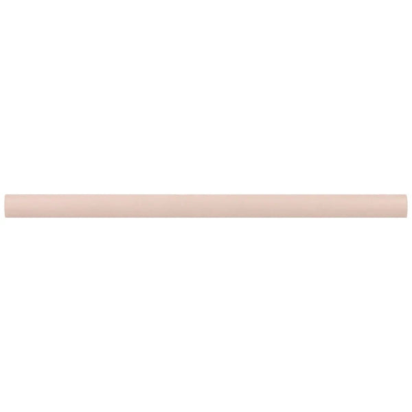 Pink 0.5x8 Matte Ceramic Pencil Tile Trim (10 pack, 0.3 sq ft/case)