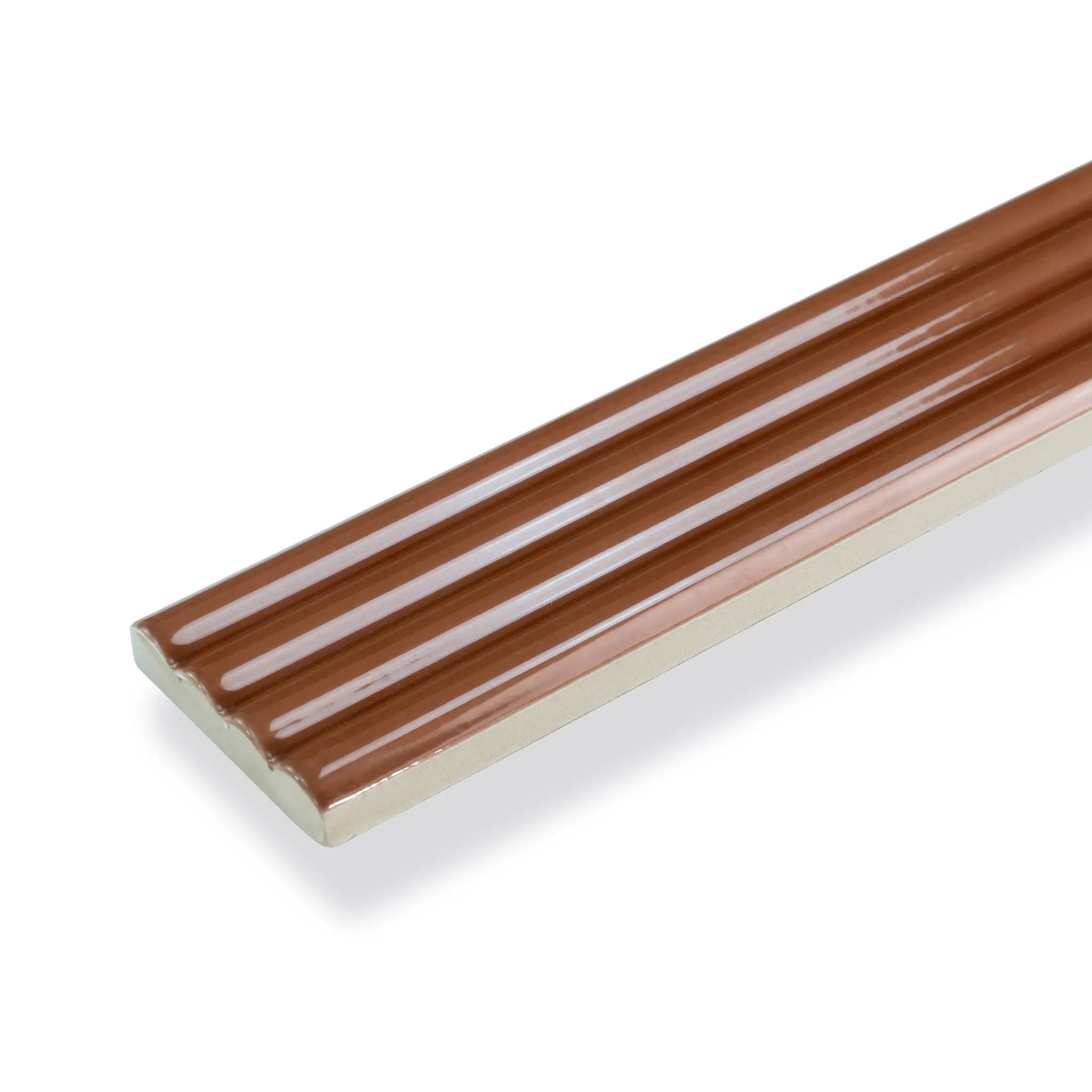 Red 2x8 Glossy Ceramic Subway Deco Tile (38 pack, 4.09 sq ft/case) by Apollo Tile