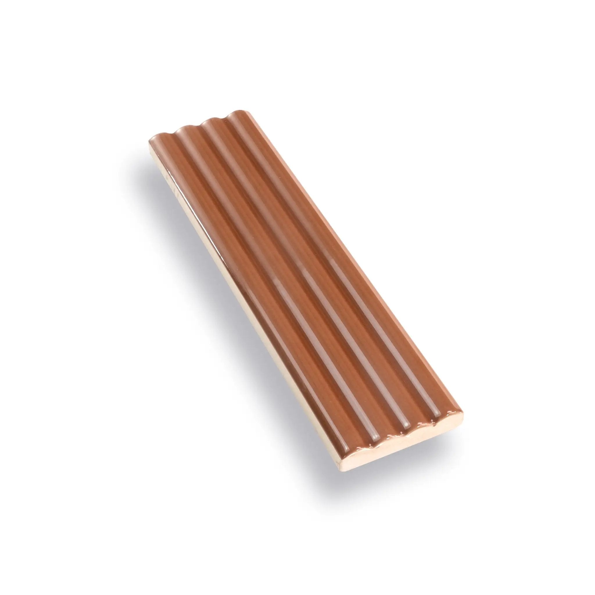 Red 2x8 Glossy Ceramic Subway Deco Tile (38 pack, 4.09 sq ft/case) by Apollo Tile