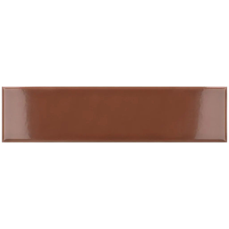 Red 2x8 Glossy Ceramic Subway Tile (50 pack, 5.38 sq ft/case) by Apollo Tile