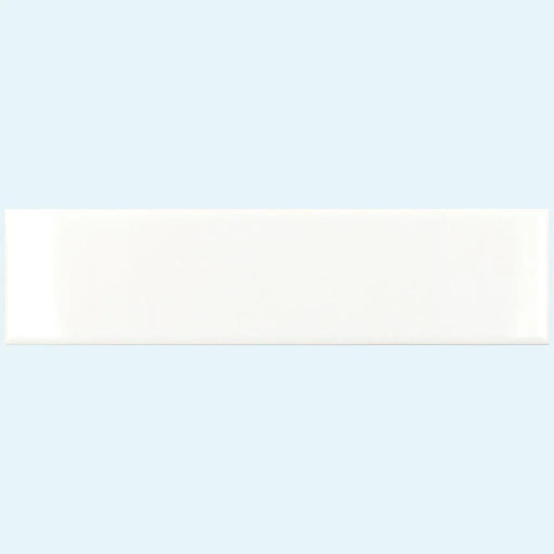 White 2x8 Glossy Ceramic Subway Tile (60 pack, 6.46 sq ft/case) by Apollo Tile