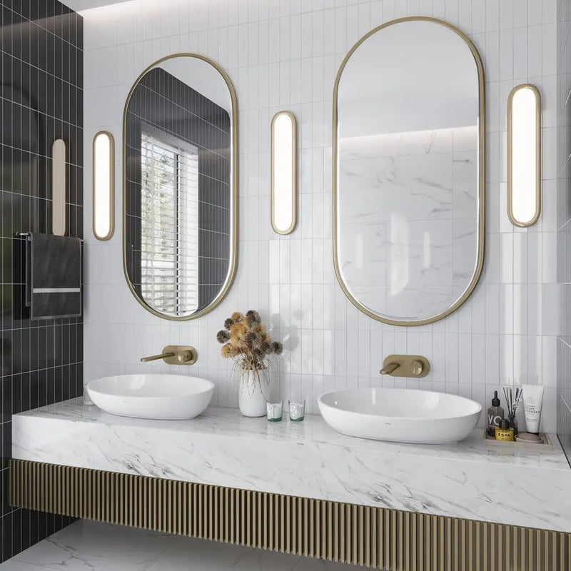 White 2x8 Glossy Ceramic Subway Tile (60 pack, 6.46 sq ft/case) by Apollo Tile
