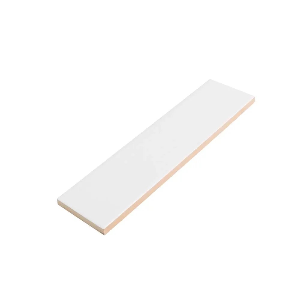 White 2x8 Matte Ceramic Subway Tile (60 pack, 6.46 sq ft/case) by Apollo Tile