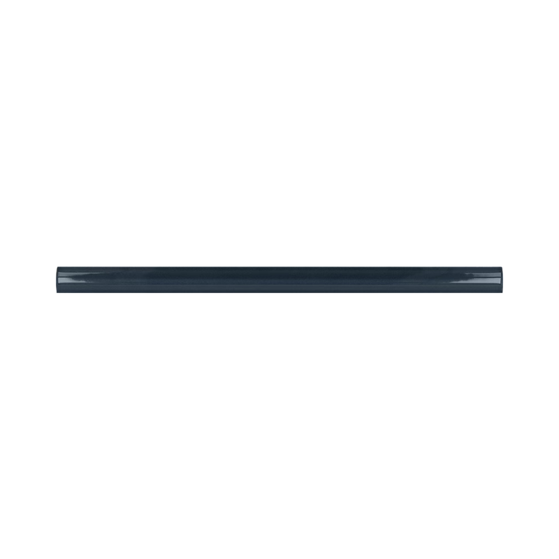 Blue 0.5x8 Glossy Ceramic Pencil Tile Trim (10 pack, 0.3 sq ft/case)
