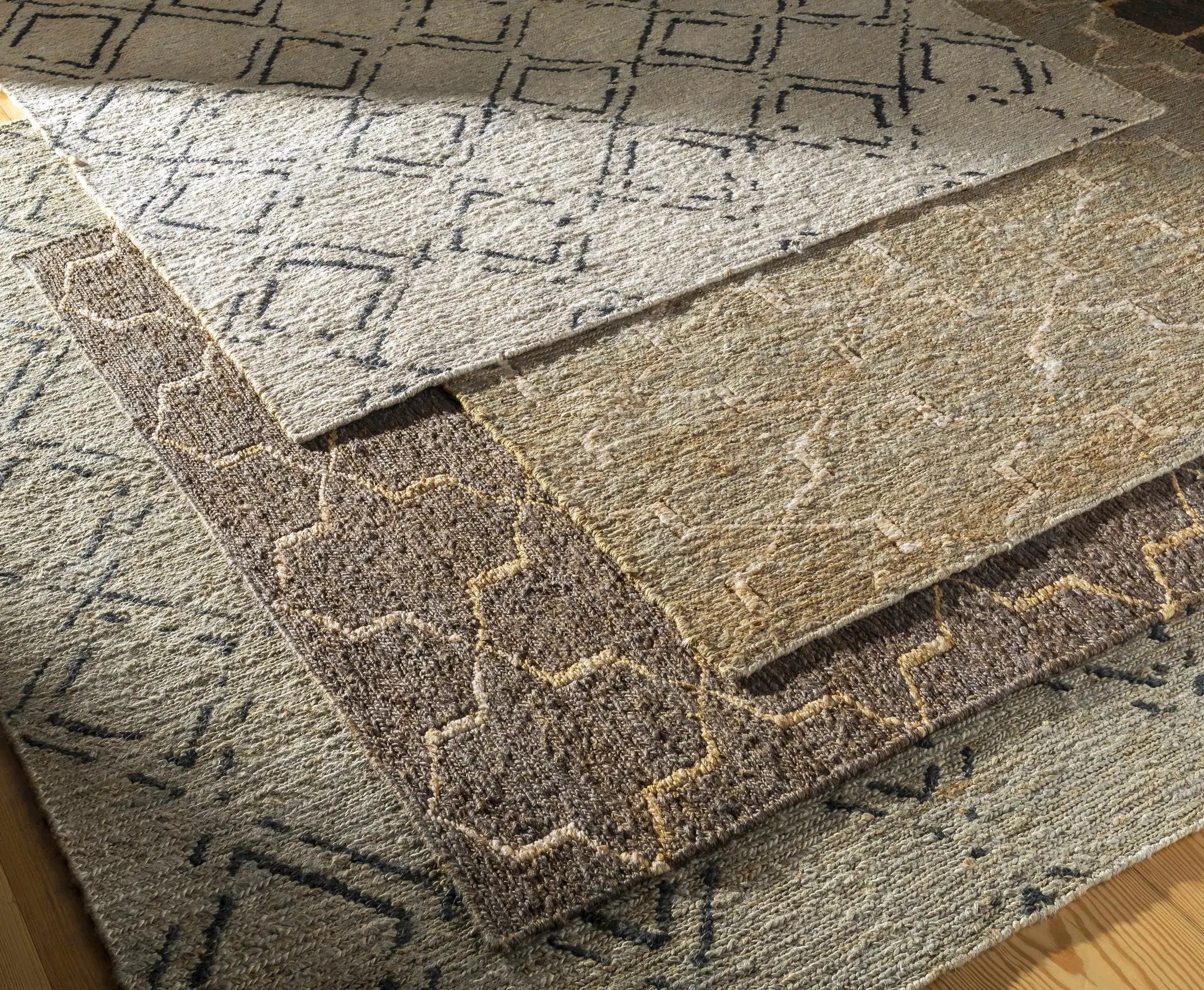 Monkstown Jute Carpet - Clearance by Boutique Rugs