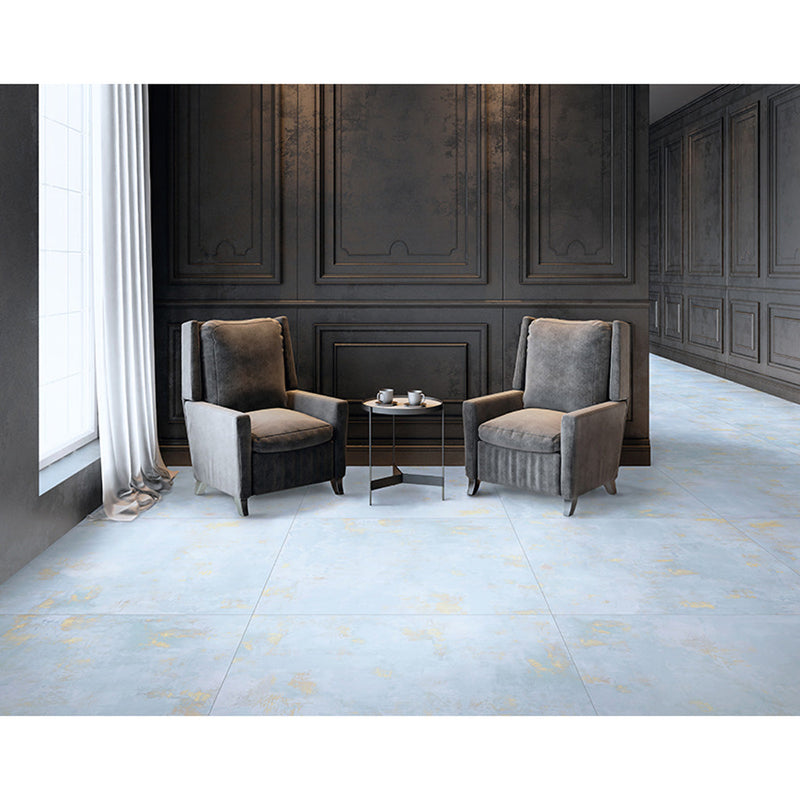 Light Blue 24x24 Natural Square Porcelain Large Format Tile (4 pack, 15.27 sq ft/case), photo 4 of 4
