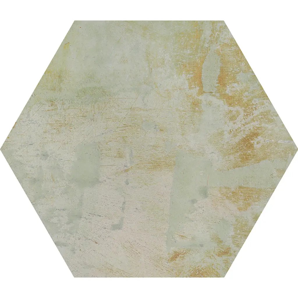 Moss Green 10x11 Natural Hexagon Porcelain Large Format Tile (17