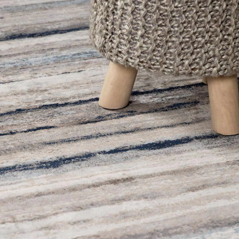 Aldavilla Abstract Striped Area Rug by Boutique Rugs