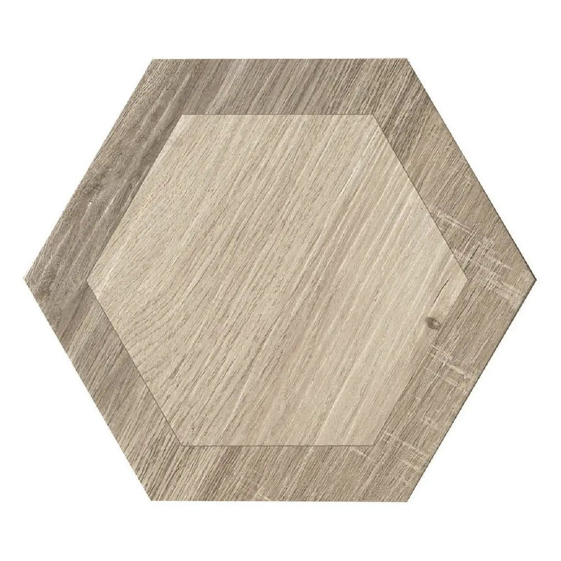 Light Brown 10x10 Matte Hexagon Porcelain Tile (20 pack, 10.43 sq ft/case) by Apollo Tile