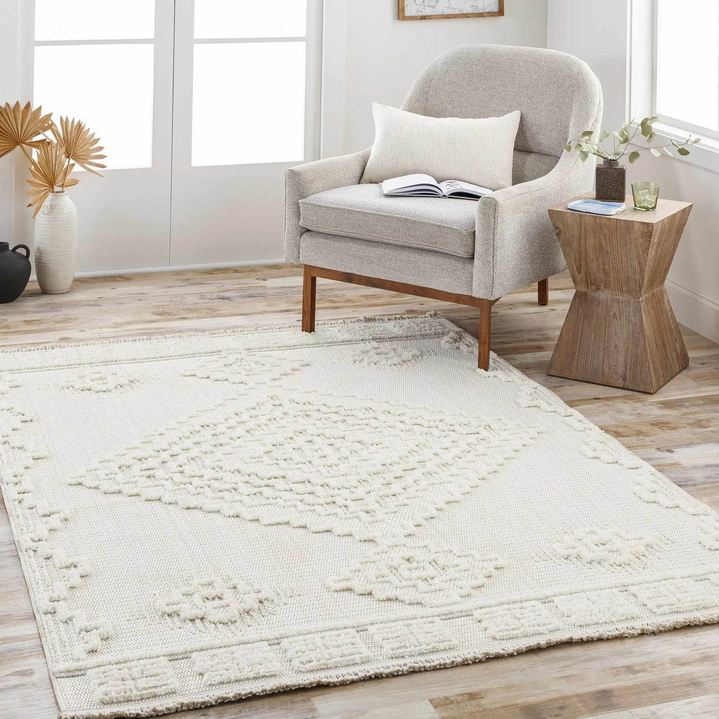 Rosales High-Low Rustic Rug by Boutique Rugs