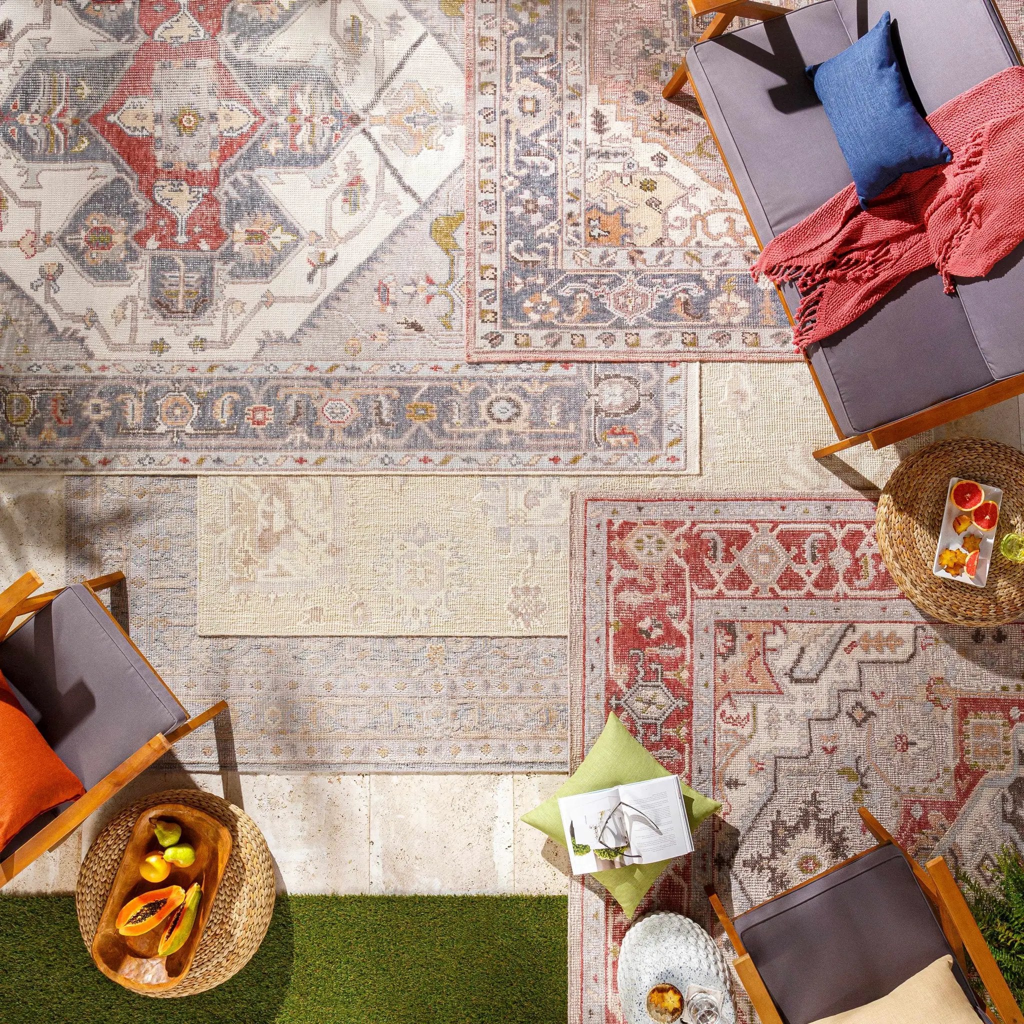 Side Premium Outdoor Rug - Clearance by Boutique Rugs