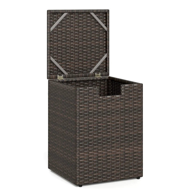 Rattan Propane Tank Cover Patio Hideaway Tank Side Table by DirectDeals