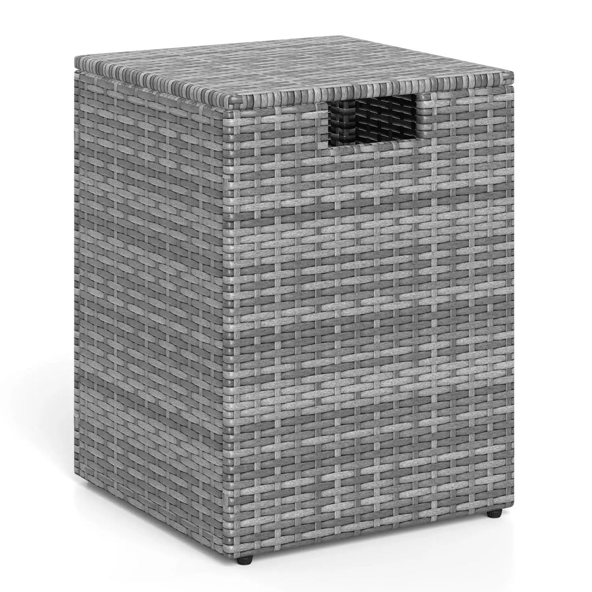 Rattan Propane Tank Cover Patio Hideaway Tank Side Table by DirectDeals