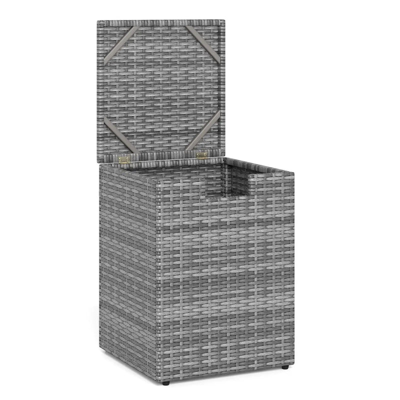 Rattan Propane Tank Cover Patio Hideaway Tank Side Table by DirectDeals